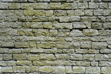 Old grey stone wall background texture