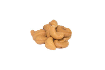 cashew nuts isolated on white background