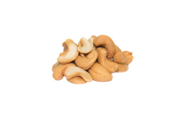 cashew nuts isolated on white background