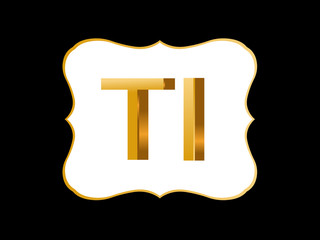 TI Initial Logo for your startup venture