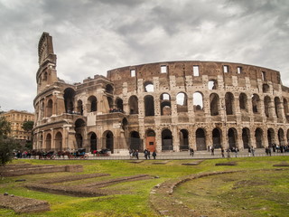 Fototapeta na wymiar Italia,Lazio,Roma,il Colosseo.