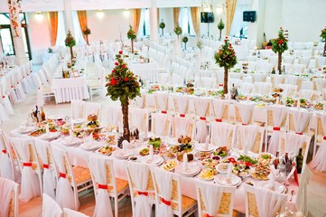 Awesome wedding hall on restaurant