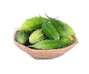 fresh balsam apple, balsam pear, bitter cucumber, bitter gourd,