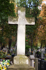 Old memorial cross