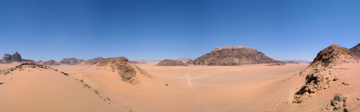 Wadi Rum Desert Panorama