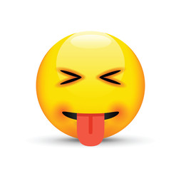 eyes closed tongue out emoji