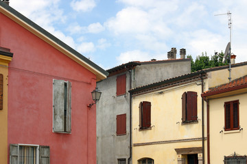 old houses Rimini Italy Europe