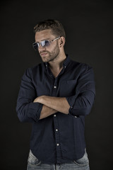 Young handsome businessmen