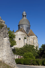 Fototapeta na wymiar Saint Quiriace collegiate church, Provins medieval city, Seine-e