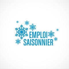 Fototapeta premium emploi saisonnier