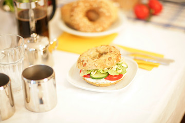 Bagel Frühstück
