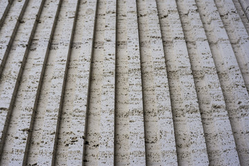 Tuff is a vulcanic stone. Historical buildings in the are made from it.