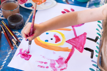 Finger painting