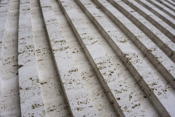 Tuff is a vulcanic stone. Historical buildings in the are made from it.