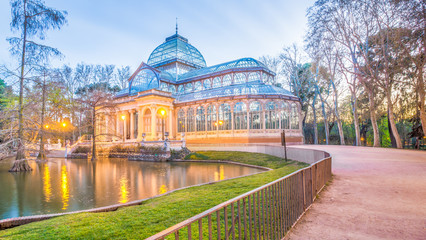 Crystal Palace at blue hour