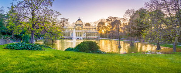 Sunset at the Crystal Palace