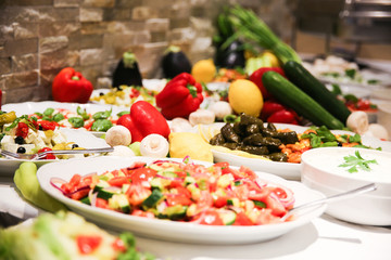 Wedding drink and food