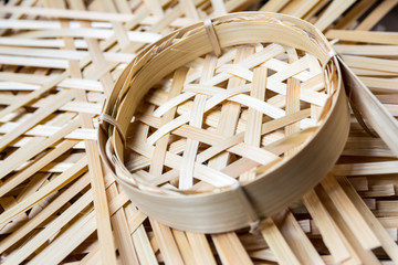 Fish baskets made of bamboo