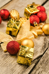 Christmas presents and decoration.