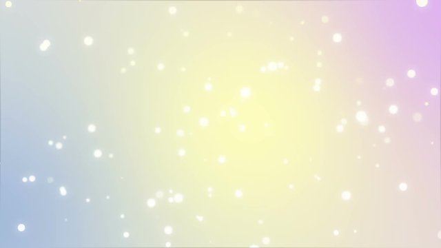 Light-coloured particles on coloured gradient background