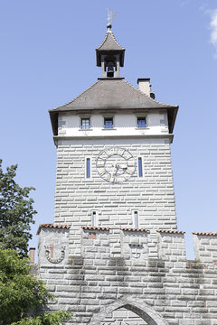 Schnetztor Gate located in the city of Constance, south of Germany