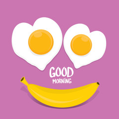 vector good morning funny concept vector