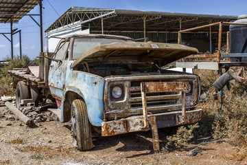 Old, rusty car