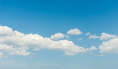 Blue sky and white clouds