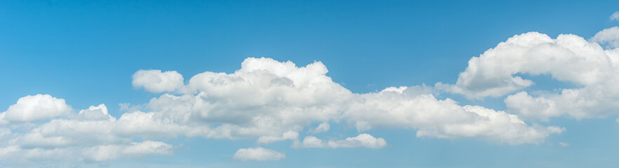 Naklejka na ściany i meble Panorama blue sky background