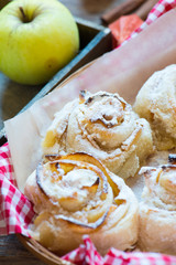 Delicious and beautiful apple rose