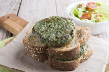 Burguer of spinach