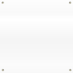 Shiny brushed, polished metal background with screws.