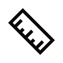 vector icon of ruler