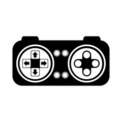 game control with navigation buttons. video game entertainment device . vector illustration