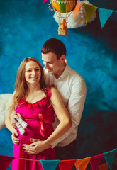 husband spends the weekend at home with his wife