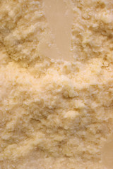 Background with a solid surface  Italian cheese texture