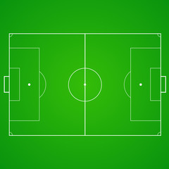 Football, soccer realistic, textured field