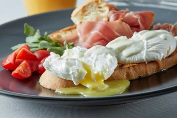 Photo sur Plexiglas Oeufs sur le plat Petit-déjeuner anglais traditionnel