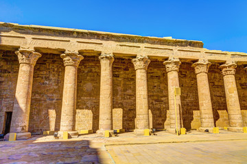 Fototapeta premium The great Temple of Horus, Upper Egypt, Edfu, HDR Image.