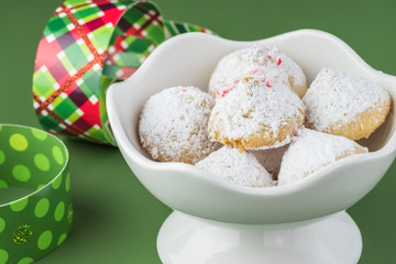 Christmas raspberry filled butter cookies.