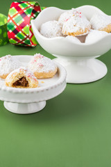 Christmas raspberry filled butter cookies.