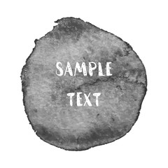 Abstract watercolor grayscale background.