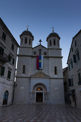 Fototapeta na wymiar St Nicholas church, UNESCO World Heritage Site, Kotor, Montenegr