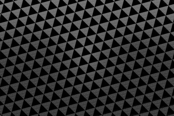 Wall of stone prisms