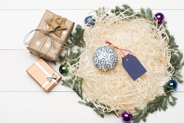 Colorful Christmas or New Year decoration