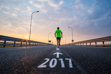 Run in new year 2017