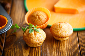 Sweet pumpkin muffins