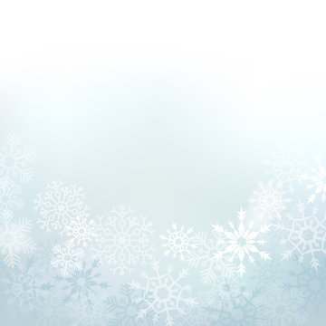 Christmas Background with Snowflakes