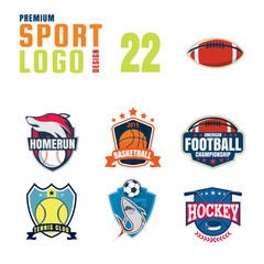 Obraz premium Sport logo design set