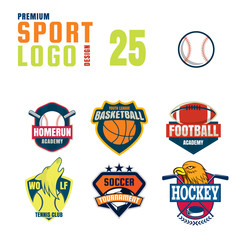 Obraz premium Sport logo design set